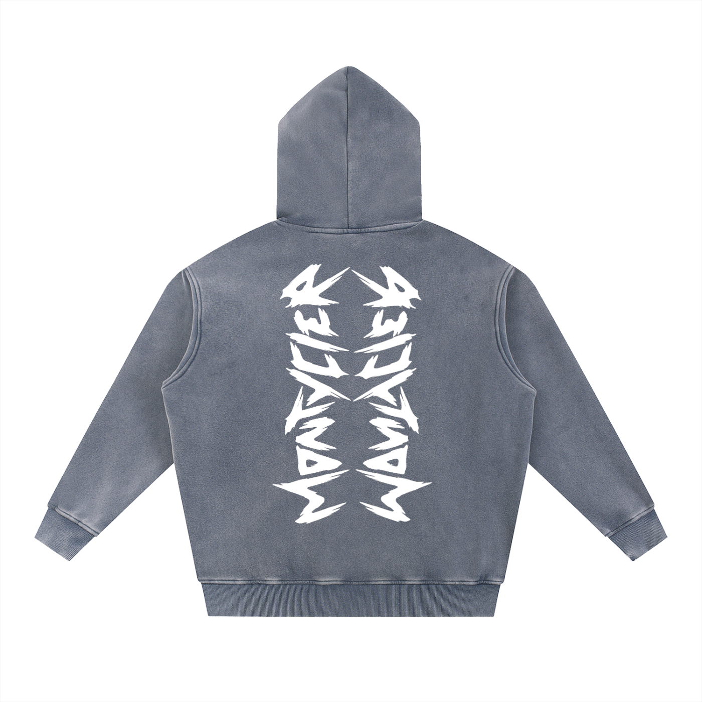 Snow Wash Fleece Oversize Hoodie